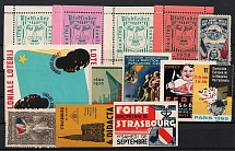 Germany, Europe & Overseas, Stock of Cinderellas, Non-Postal Stamps, Labels, Advertising, Charity, Propaganda (#170A)