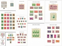1932-44 United States, Collection of Stamps