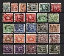 1922 East Upper Silesia, Poland (VARIETIES of Perforation, Canceled)