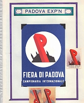 1931 Exhibition, Padua, Italy, Stock of Cinderellas, Non-Postal Stamps, Labels, Advertising, Charity, Propaganda, Postcard (#663)