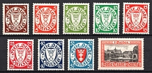 1938 Danzig, Germany (Mi. 289 - 297, Full Set, CV $100, MNH)