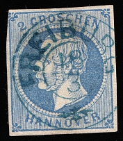 1859 2g Hannover, German States, Germany (Mi 15a, Canceled, CV $60)