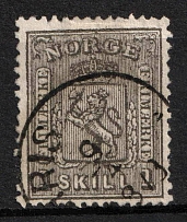 1868 1Sk Norway (Mi. 11, Used, CV$55)