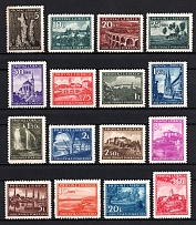 1945 Ljubljana, German Occupation, Germany (Mi. 45 - 60, Full Set, CV $240)