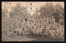 1917-1920 'Czech soldiers', Czechoslovak Legion Corps in WWI, Russian Civil War, Postcard