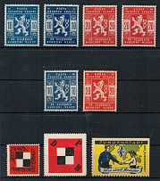 Czechoslovakia, Germany, Scouts, Scouting, Scout Movement, Stock of Cinderellas, Non-Postal Stamps