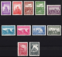 1942-43 Serbia, German Occupation, Germany (Mi. 71 - 81, Full Set, CV $30)