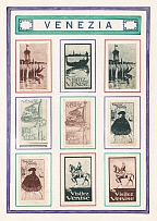 Venice, Italy, Stock of Cinderellas, Non-Postal Stamps, Labels, Advertising, Charity, Propaganda (#589B)