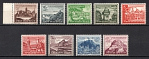 1939 Third Reich, Germany (Mi. 730 - 738, Full Set, CV $80, MNH)