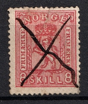 1863-67 8S Norway (CV $55, Canceled)