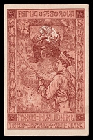 1917 Czechoslovakian Legion in Siberia, Russia, Civil War, Postcard