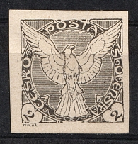 1918-1919 2H Czechoslovakia (Probe, Proof)