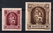 1925 Saar, Germany (Mi. 102 - 103, Full Set, CV $40)