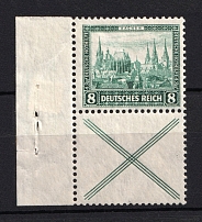 1930 8pf Third Reich, Germany (Coupon, Mi. S 80, CV $200, MNH)