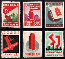1930-37 Usti (Aussig), Sternberg, Reichenberg, Gmunden, Sudetenland, Germany