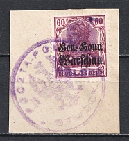 1918 60p Kalisz Local Issue, Poland (OTWOCK Postmark)