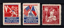 World War Disabled Veterans Poster Stamp, Czechoslovakia - United States