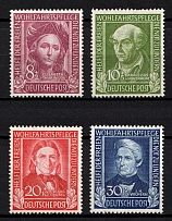 1949 German Federal Republic, Germany (Mi. 117 - 120, Full Set, CV $160, MNH)