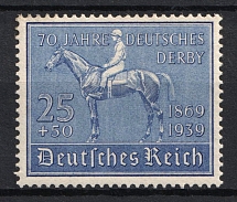 1939 25pf Third Reich, Germany (Mi. 698, Full Set, CV $30, MNH)