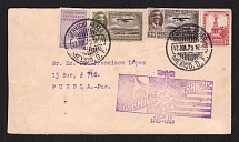 1929 (12 Jul) Mexico Airmail cover from Mexico to Puebla with special handstamp 'Captain Emilio Carranza'