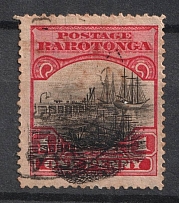 Rarotonga, British Colonies (DOUBLE Center, Print Error, Canceled)