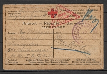 1916 Card of the Austrian Red Cross, Censor 13, Irkutsk