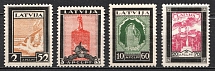 1933 Latvia, Airmail (Perforated, Full Set, CV $80)
