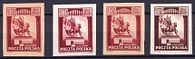1945 1z Poland (PROOF, Imperforated, MNH)
