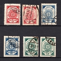 1919 Latvia (Full Set, Canceled, CV $30)