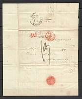 1842 Cover from Berdyansk to Marseille (Dobin 1.03 - R4)
