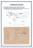 1942 (25 Aug) Germany, German Field Post in Africa, cover from Front (El Alamein area) to Vienna, Field post № 21285 C