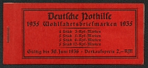 1935 Complete Booklet with stamps of Third Reich, Germany in Excellent Condition (Mi. MH 41, CV $230)
