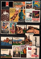 Germany, Europe & Overseas, Stock of Cinderellas, Non-Postal Stamps, Labels, Advertising, Charity, Propaganda (#144B)