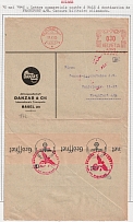 1942 (12 May) Switzerland, Commercial Cover from Basel to Frankfurt, German Military Censorship