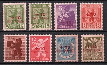 1946 Storkow, Local Post, Germany (Mi. 1 - 8, Full Set, CV $30)