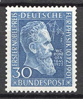 1951 Germany Federal Republic (CV $115, Full Set, MNH)