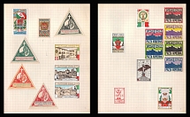 Civil Defense, Civil Assistance, Military, Italy, Stock of Cinderellas, Non-Postal Stamps, Labels, Advertising, Charity, Propaganda (#538)