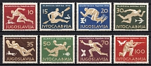 1956 Yugoslavia (Mi. 804 - 811, Full Set, CV $180, MNH)