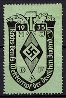 1935  'German Youth', DAF, Third Reich, Germany, Swastika, Nazi Propaganda