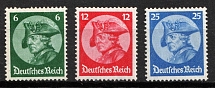 1933 Third Reich, Germany (Mi. 479 - 481, Full Set, CV $70)