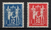 1949 German Democratic Republic, Germany (Mi. 243 - 244, Full Set, CV $30, MNH)
