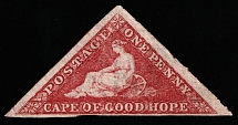 1864 1p Cape of Good Hope, Africa, British Colonies (SG 18, CV $440)