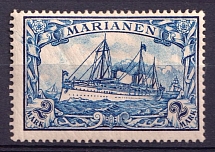 1901 2m Mariana Islands, German Colonies, Kaiser’s Yacht, Germany (Mi. 17)