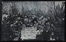 1919 'Easter of the Garrison Team', Slobidka, Ukraine, Ukrainian Galician Army (УГА), Postcard, Mint