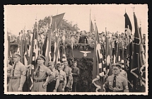 1935 Nuremberg Rally, Nazi Germany, Third Reich Propaganda, Postcard, Mint