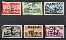 1946 Republic of Poland (Fi. 388 - 393, Mi. 421 - 426, Full Set, CV $20, MNH)