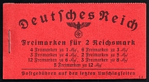 1941 Booklet with stamps of Third Reich, Germany in Excellent Condition (Mi. MH 39.4, CV $260)