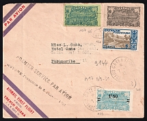 1931 French Guiana, First Flight, Airmail cover, Cayenne - Paramaribo
