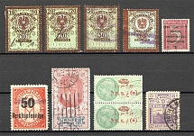 1913-46 World Revenue Stamps Group of Stamps (Canceled)