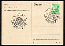1937 Scott C46 with Special Postmark Chemnitz
